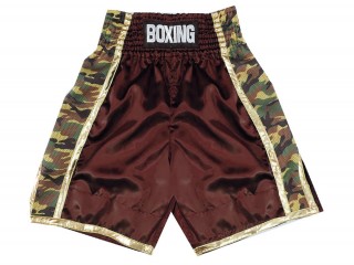 Short boxe anglaise Personnalisé : KNBSH-034-Bordeaux